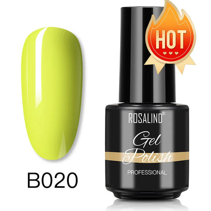 ROSALIND gel nail polish colors For Nail Art Soak Off Semi-permanent UV LED en gel temperature nail polish Christmas nail