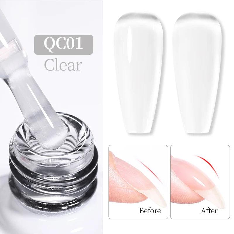 Jelly Nude Gel Nail Polish - 50 Colors, UV LED Soak Off