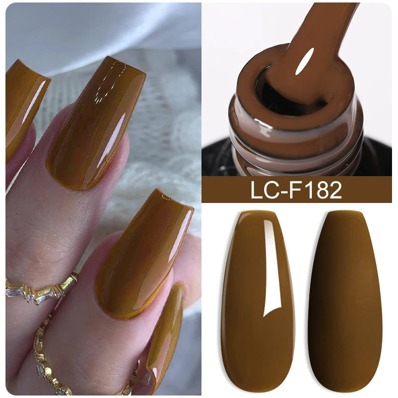 LILYCUTE 8ml Pink Natural Dried Flower Gel Nail Polish Summer Colorful Fairy Series Manicure Painting Soak Off Nail Art UV Gel