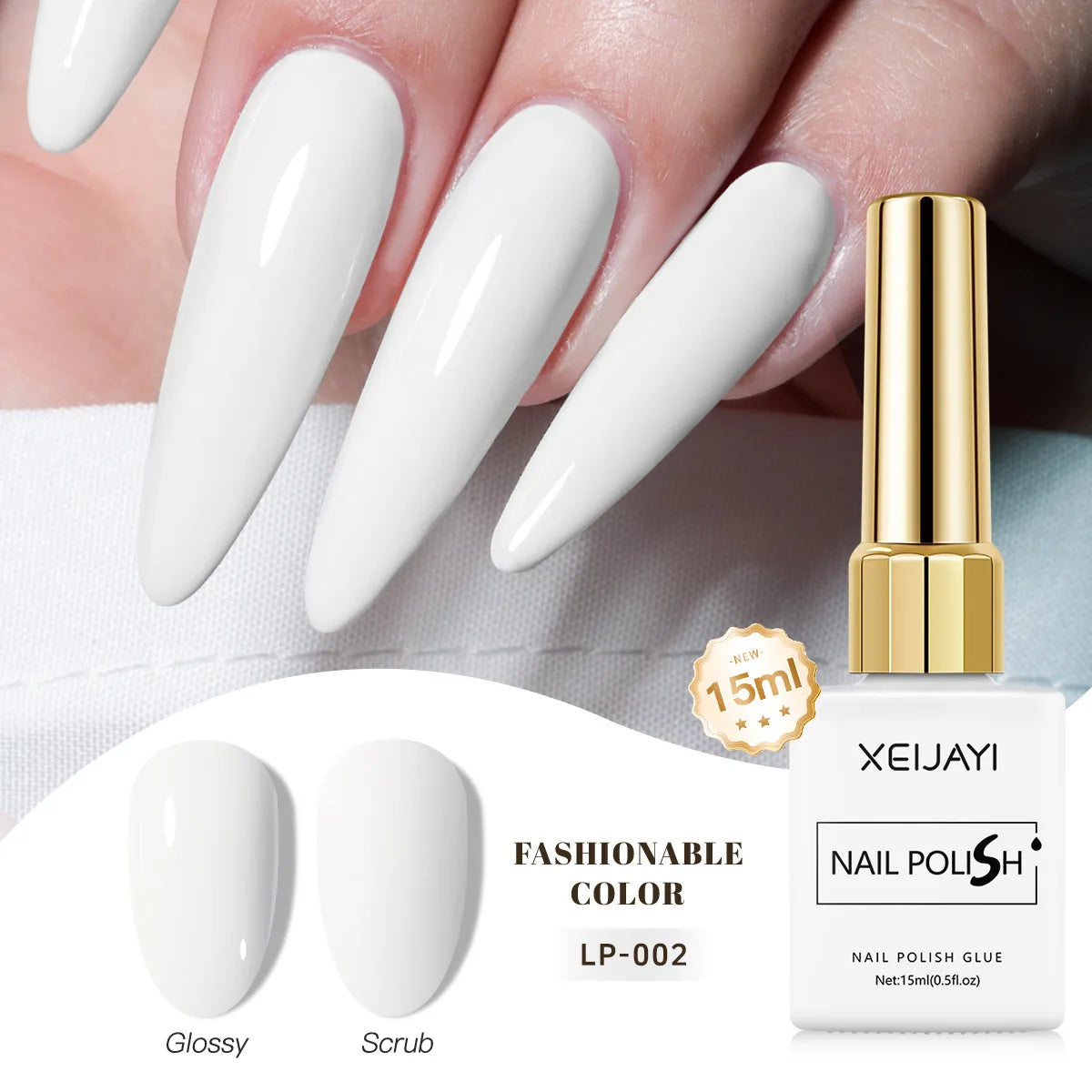 Gel Nail Polish: Nail Varnish Gel 60 Colors - Gloss, Matte, Ice-Clear Finish