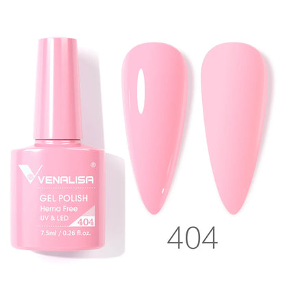 Venalisa VIP4 7.5ml Gel Nail Polish Hema Free Full Coverage Beautiful Semi Permanent Soak Off UV LED Gel Nail Polish Gel Lacquer