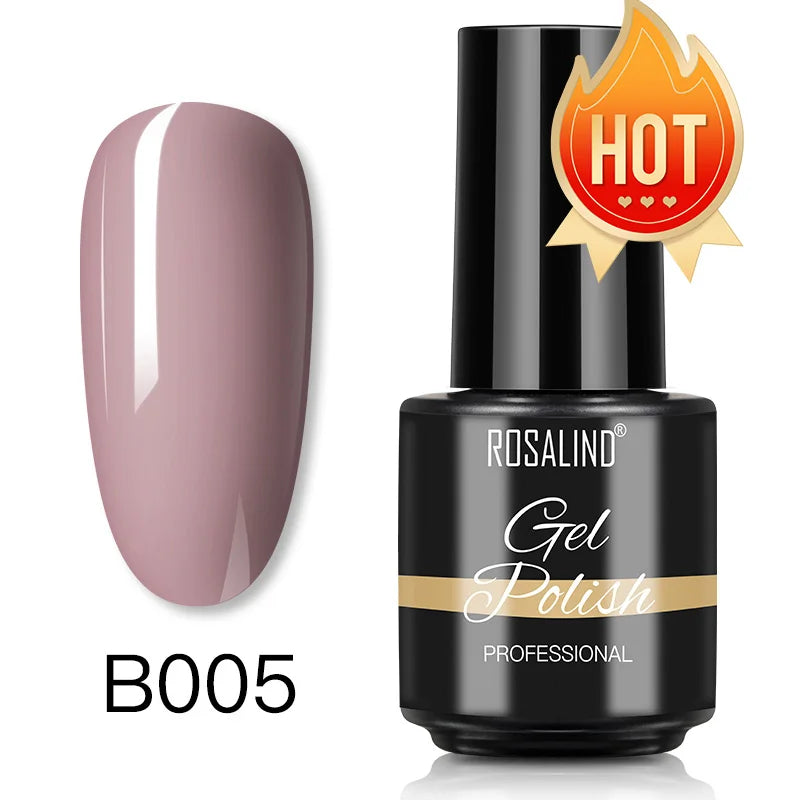 ROSALIND gel nail polish colors For Nail Art Soak Off Semi-permanent UV LED en gel temperature nail polish Christmas nail