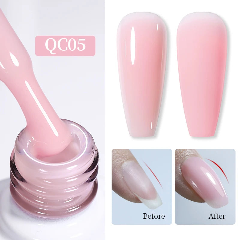 Jelly Nude Gel Nail Polish - 50 Colors, UV LED Soak Off