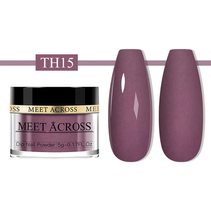 Glitter Nail Dipping Powder - Pink, No Lamp, 5/10g
