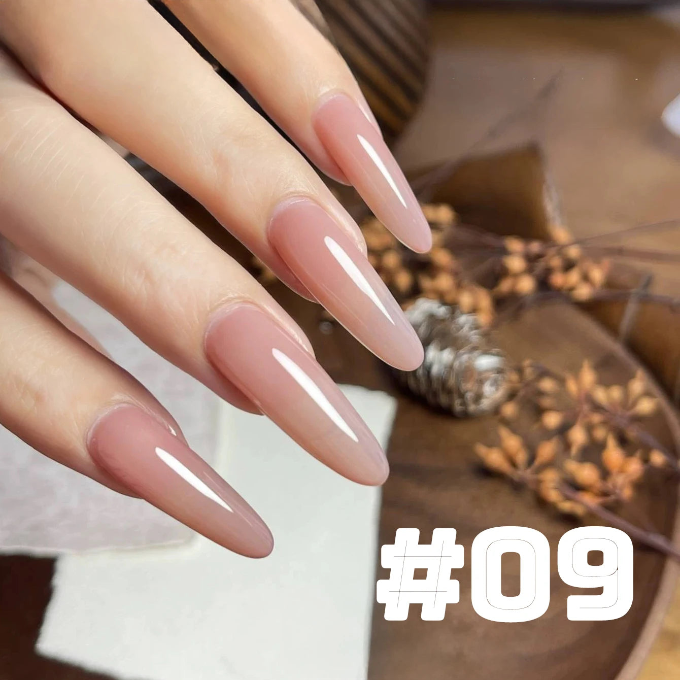MIANEL Gel Nail Polish 12ML - Candy Glass Finish, 1-10pcs