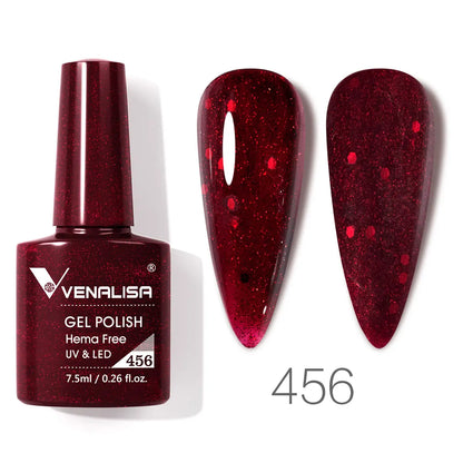 Venalisa VIP4 7.5ml Gel Nail Polish Hema Free Full Coverage Beautiful Semi Permanent Soak Off UV LED Gel Nail Polish Gel Lacquer