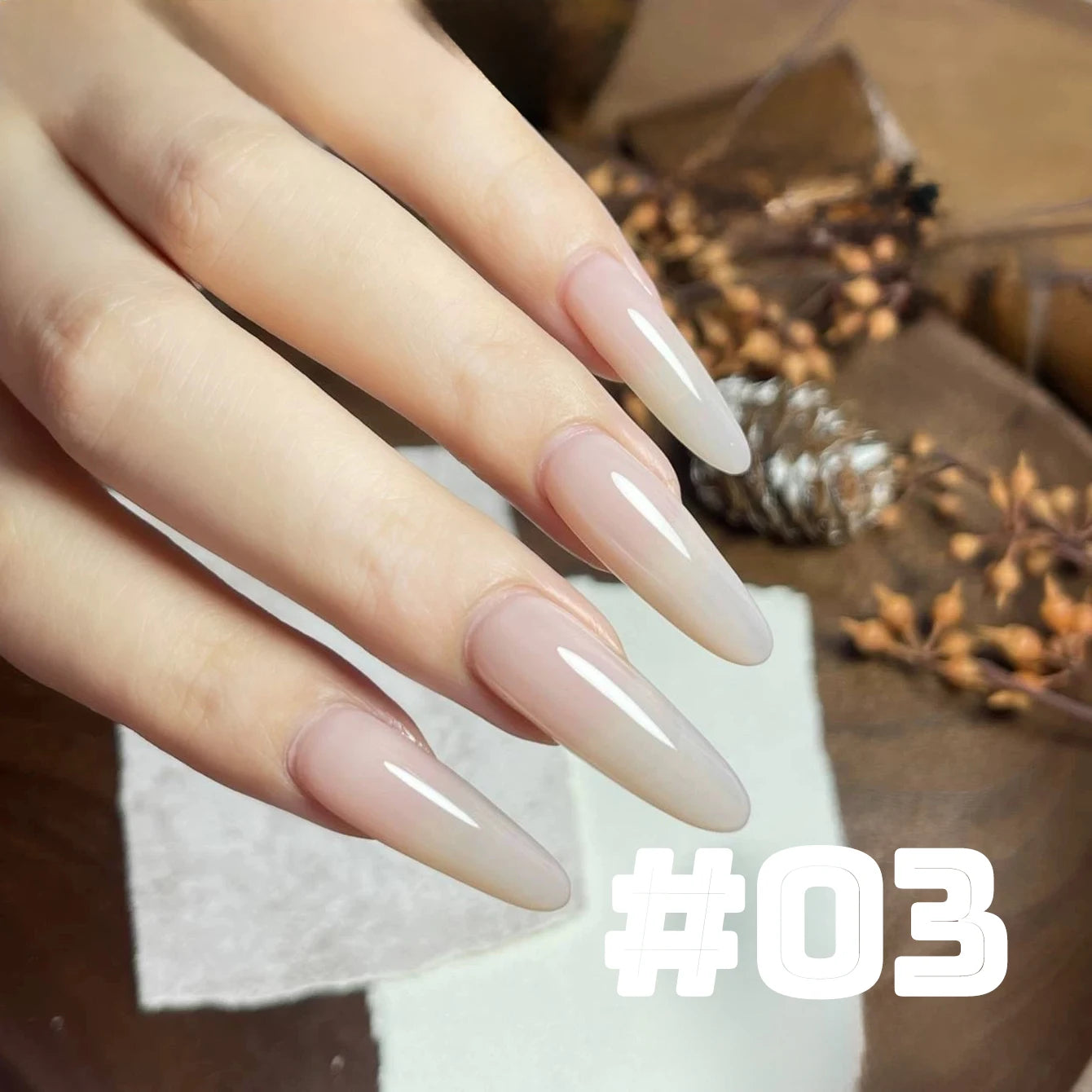 MIANEL Gel Nail Polish 12ML - Candy Glass Finish, 1-10pcs