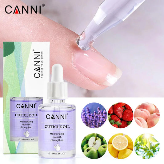 Cuticle Oil: CANNI Cuticle Oil 15ml - 6 Flavors for Deep Moisture