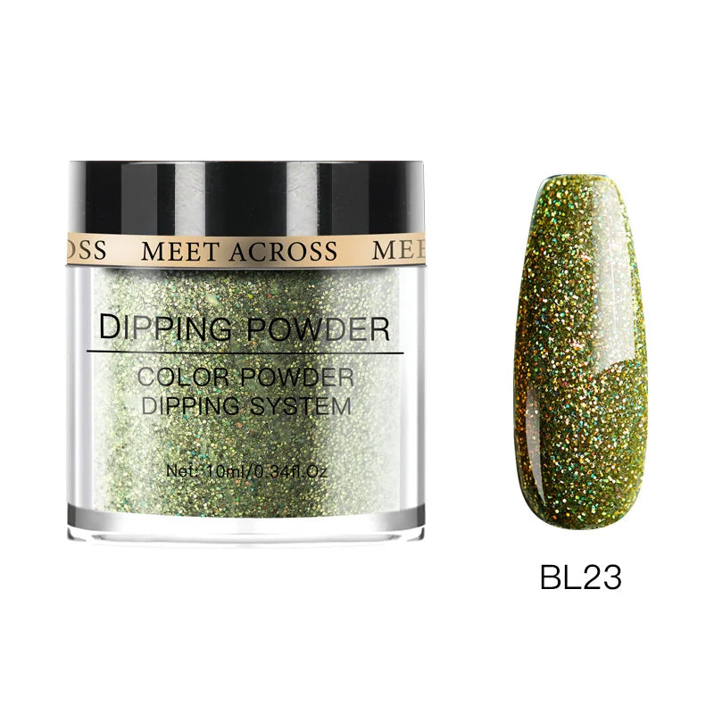 Glitter Nail Dipping Powder - Pink, No Lamp, 5/10g