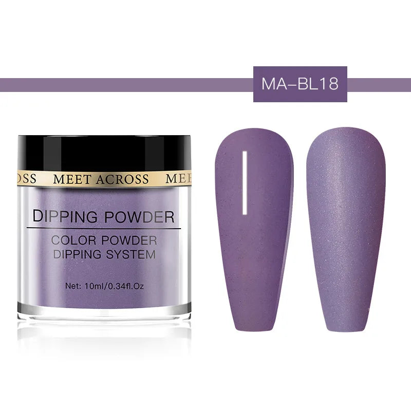 Glitter Nail Dipping Powder - Pink, No Lamp, 5/10g
