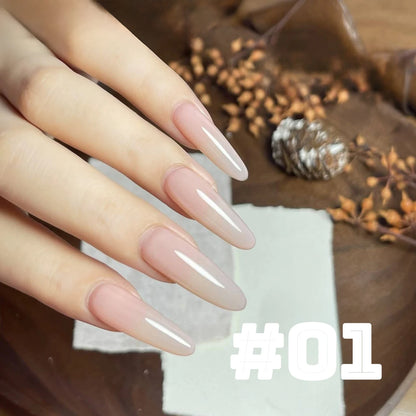 MIANEL Gel Nail Polish 12ML - Candy Glass Finish, 1-10pcs