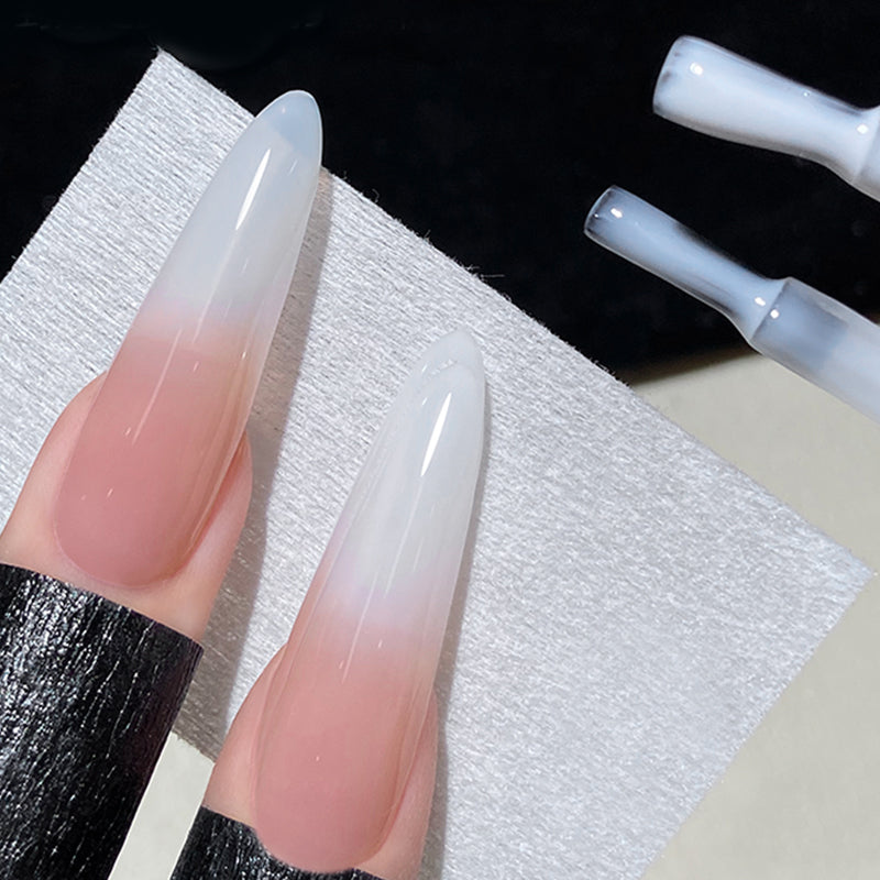 Milky Jelly White Gel Nail Polish - BORN PRETTY 10ml UV LED