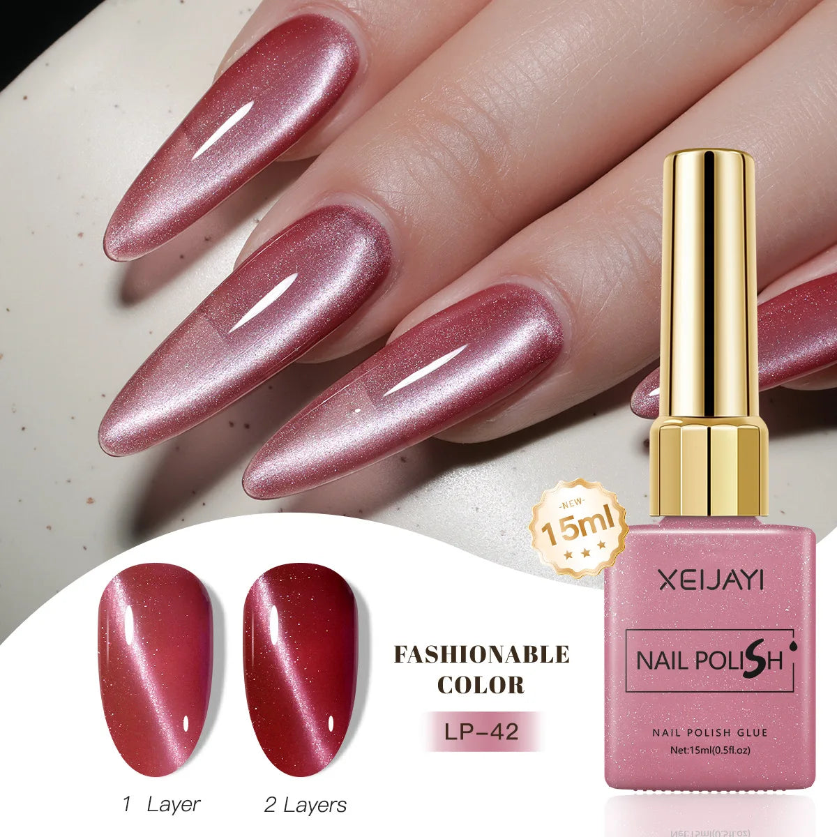 Gel Nail Polish: Nail Varnish Gel 60 Colors - Gloss, Matte, Ice-Clear Finish
