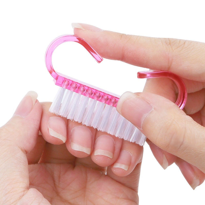 Nail Brush Cleaner: Colorful Soft Dust Remover Tool