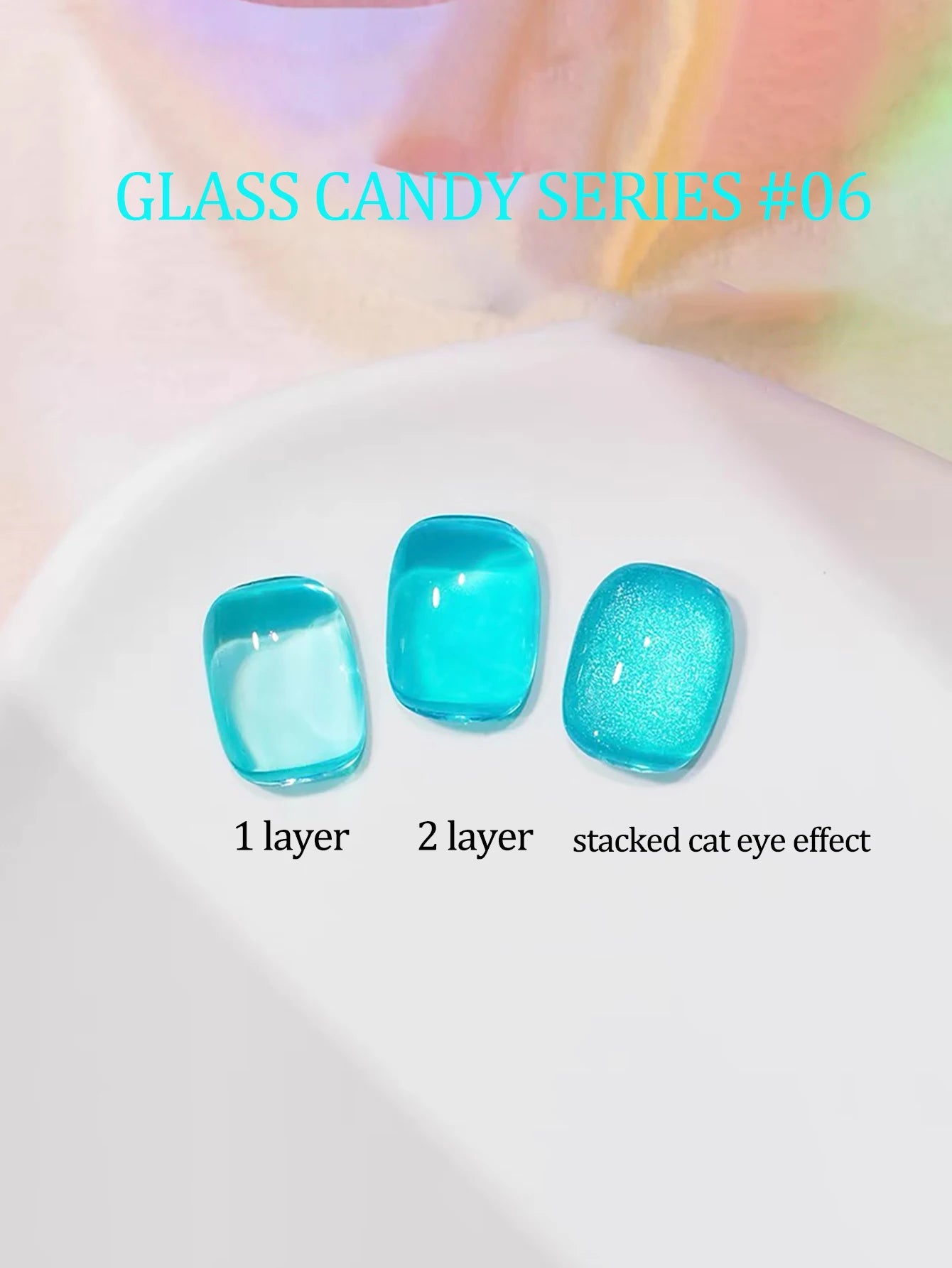 MIANEL Gel Nail Polish 12ML - Candy Glass Finish, 1-10pcs