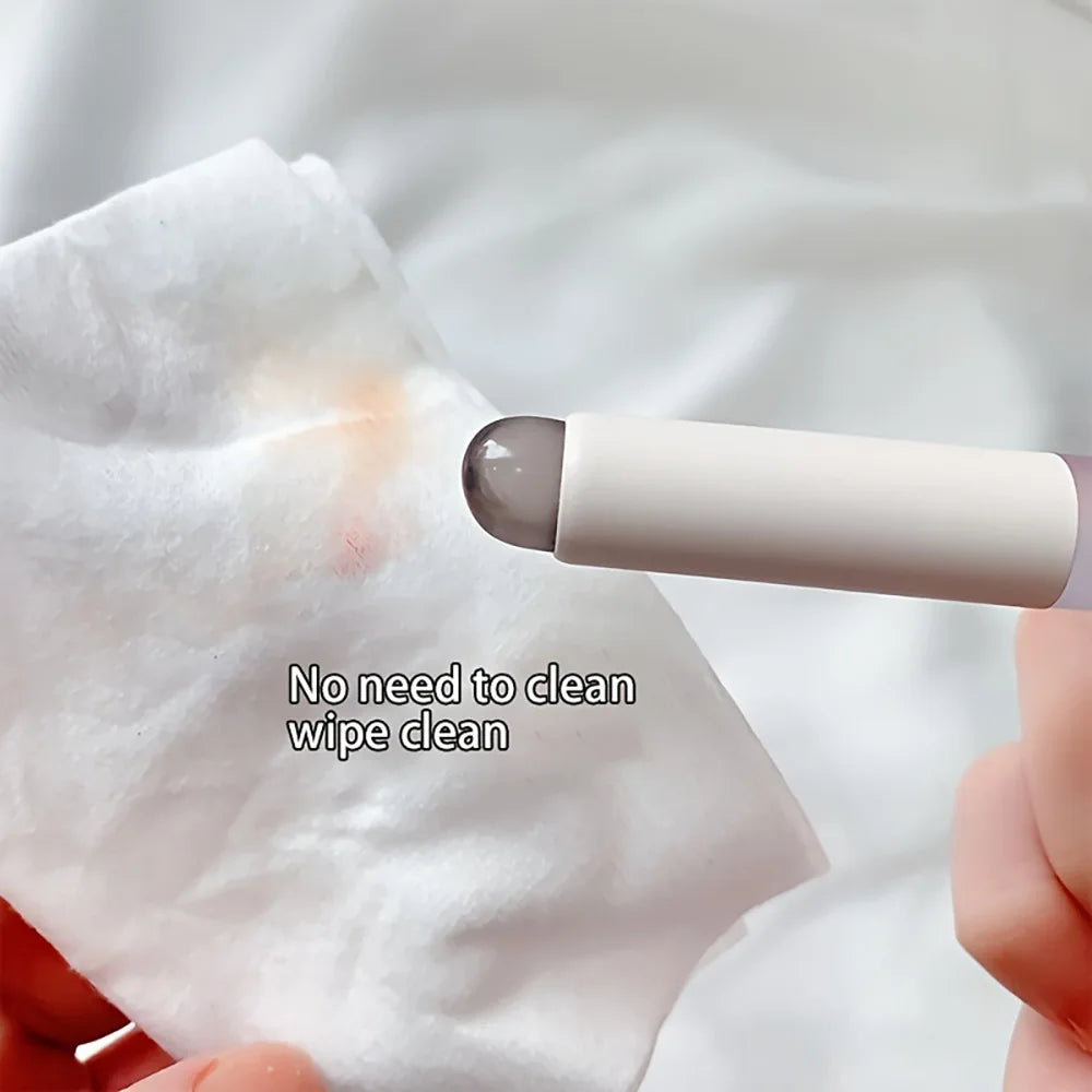 1PC Silicone Nail Art Brush Mini Round Head Soft Gel Pusher Cuticle Cleaner Manicure Dustproof