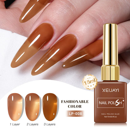 Gel Nail Polish: Nail Varnish Gel 60 Colors - Gloss, Matte, Ice-Clear Finish