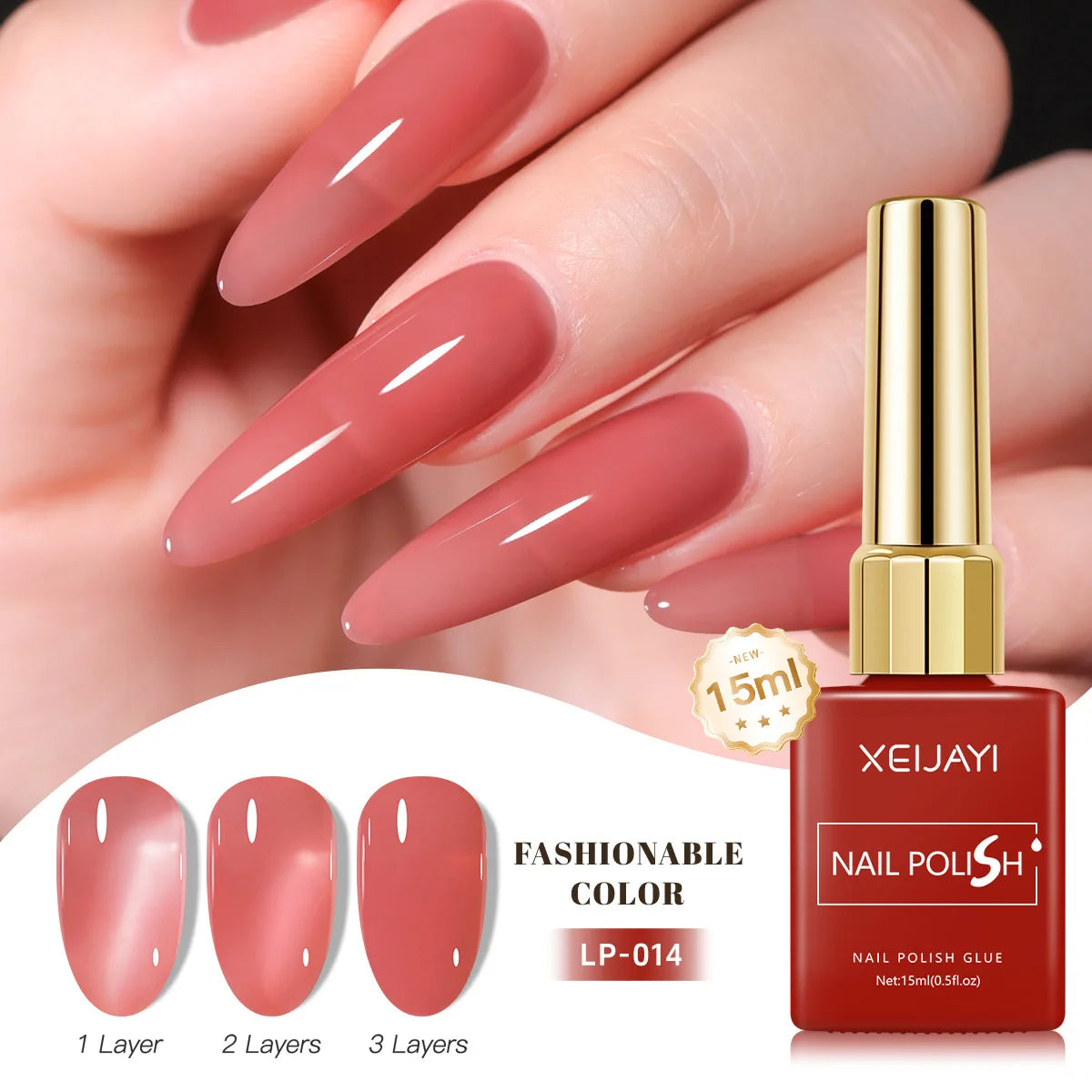 Gel Nail Polish: Nail Varnish Gel 60 Colors - Gloss, Matte, Ice-Clear Finish